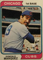 1974 Topps Baseball Cards      422     Gonzalo Marquez